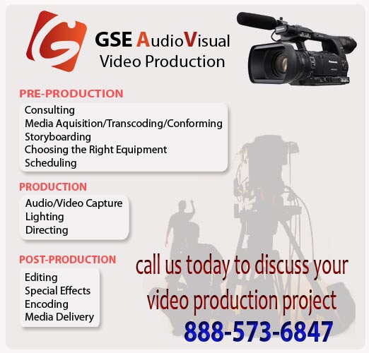 GSE AV Video Production - Orlando, Atlanta, New Orleans