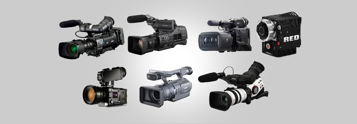 Video cameras for rental